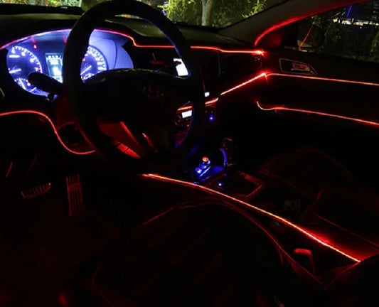 GlowLine™ Interior EL Neon Strip – Transform Your Car Instantly
