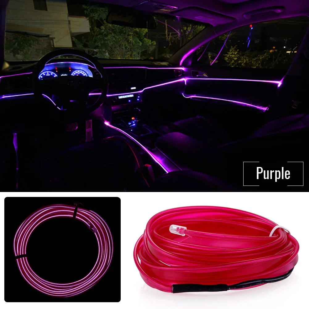 GlowLine™ Interior EL Neon Strip – Transform Your Car Instantly