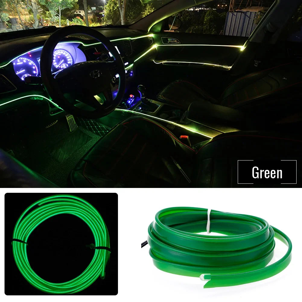GlowLine™ Interior EL Neon Strip – Transform Your Car Instantly