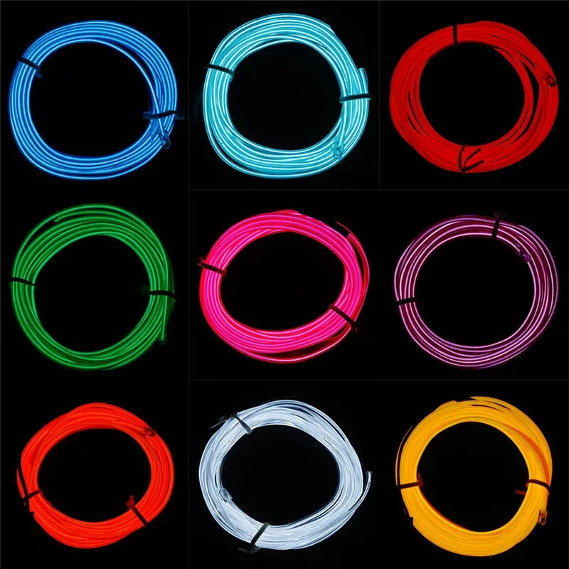 GlowLine™ Interior EL Neon Strip – Transform Your Car Instantly