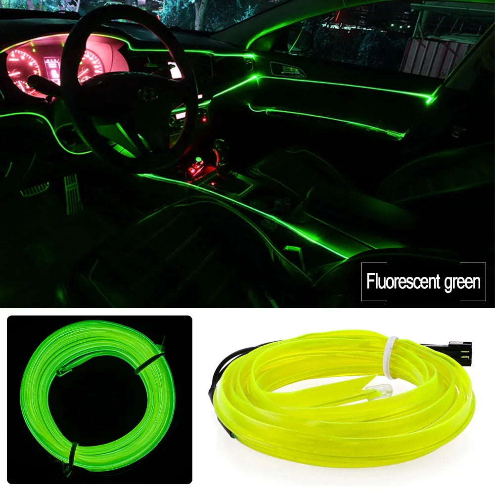 GlowLine™ Interior EL Neon Strip – Transform Your Car Instantly