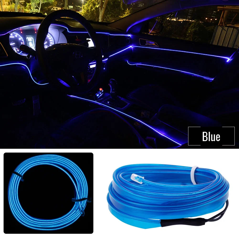 GlowLine™ Interior EL Neon Strip – Transform Your Car Instantly