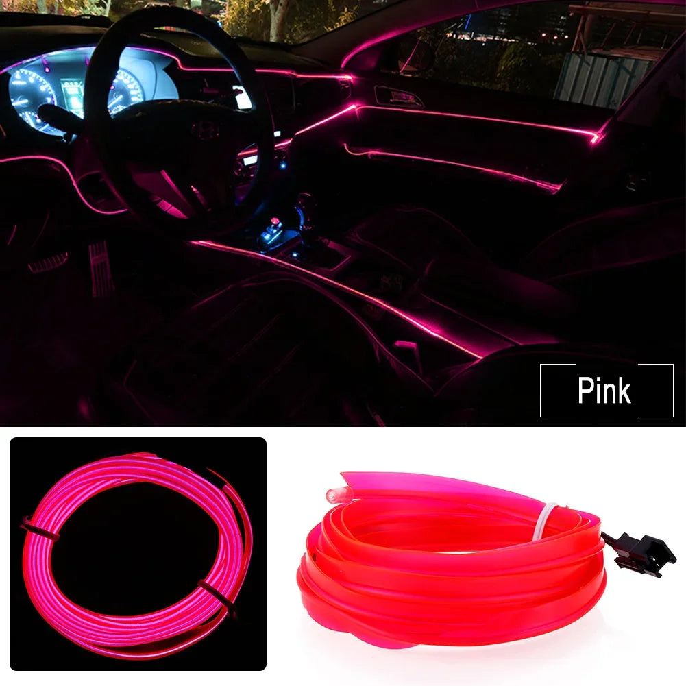 GlowLine™ Interior EL Neon Strip – Transform Your Car Instantly